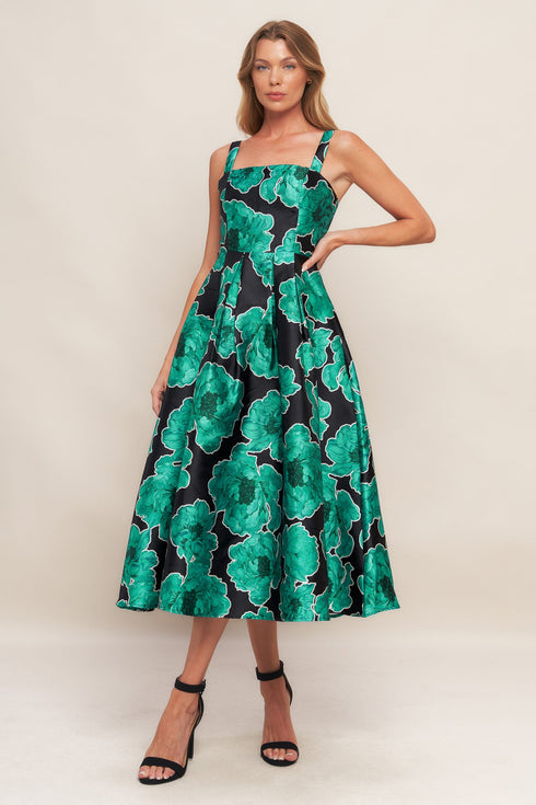 royal-baroque-woven-midi-dress Sophia's Style-5